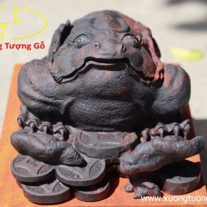 Tượng Thiềm thừ gỗ trắc Tượng Thiềm thừ gỗ trắc