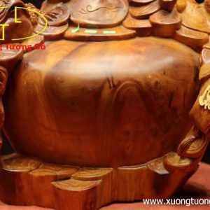 Tam cóc chấn chum tiền tài lộc gỗ hương