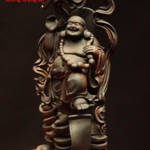 Di Lặc đứng núi tiền gỗ trắc