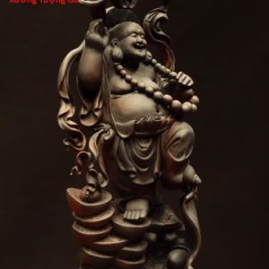 Di Lặc đứng núi tiền gỗ trắc