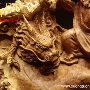 Đạt Ma hàm long gỗ nu hương. Đạt Ma hàm long gỗ nu hương.