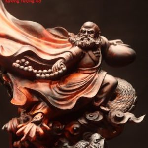 Đạt Ma hàm long gỗ trắc. Đạt Ma hàm long gỗ trắc.
