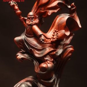 Đạt Ma múa võ gỗ trắc