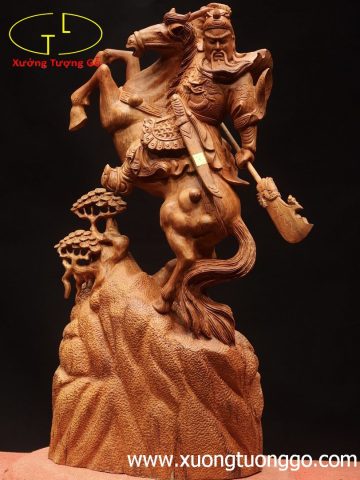 Quan Công cưỡi ngựa tùng hương Quan Công cưỡi ngựa tùng hương