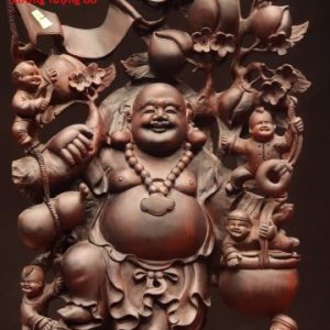 Di Lặc ngũ phúc bao tiền gỗ trắc Di Lặc ngũ phúc bao tiền gỗ trắc
