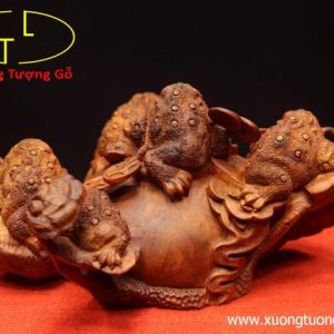 Ngũ cóc trấn chum tiền gỗ sưa