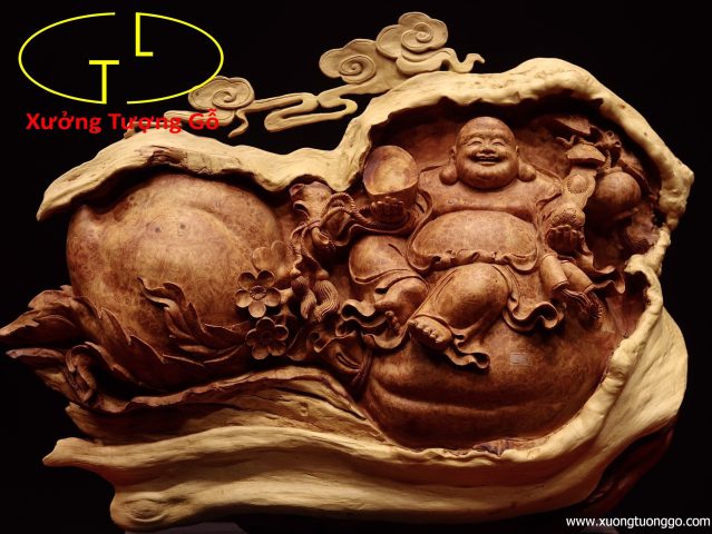 Di Lặc ngồi bao tiền nu hương Di Lặc ngồi bao tiền nu hương
