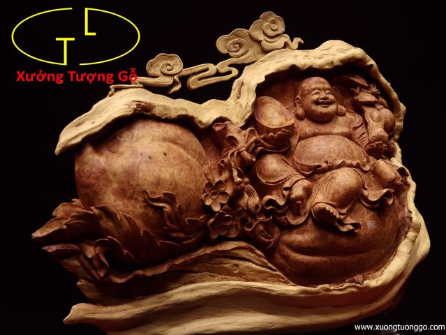 Di Lặc ngồi bao tiền nu hương Di Lặc ngồi bao tiền nu hương