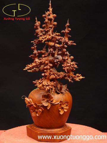 Bình hoa gỗ hương. Bình hoa gỗ hương.