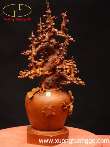 Bình hoa gỗ hương. Bình hoa gỗ hương.