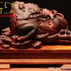 Thiềm thừ gỗ trắc đỏ. Thiềm thừ gỗ trắc đỏ.