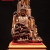 Nhất tâm bái Phật gỗ sưa