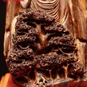 Nhất tâm bái Phật gỗ sưa
