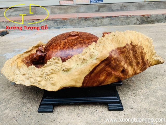 Chum nhị trư gỗ nu hương Chum nhị trư gỗ nu hương