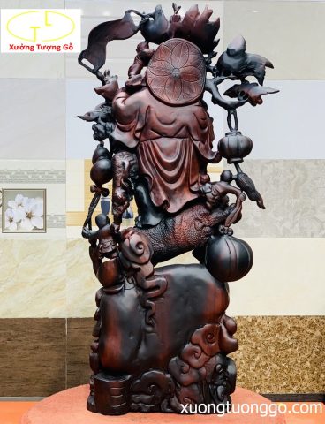 Di Lặc ngũ tiểu vác đào đứng nghê trắc đỏ đen. Di Lặc ngũ tiểu vác đào đứng nghê trắc đỏ đen.