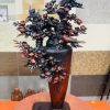 Bình hoa mai gỗ trắc