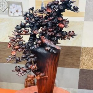 Bình hoa mai gỗ trắc Bình hoa mai gỗ trắc