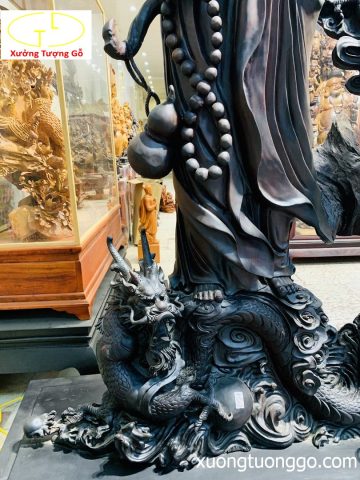 Đạt ma ngự tam long gỗ trắc Đạt ma ngự tam long gỗ trắc