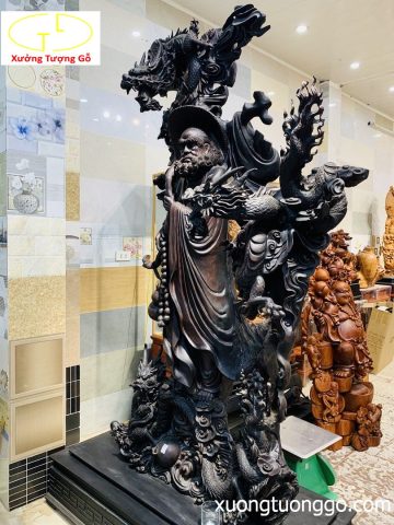 Đạt ma ngự tam long gỗ trắc Đạt ma ngự tam long gỗ trắc