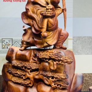 Đạt ma múa võ đứng tùng gỗ hương Đạt ma múa võ đứng tùng gỗ hương