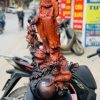 Đạt ma hàm long gỗ trắc đỏ đen. Đạt ma hàm long gỗ trắc đỏ đen.