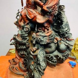 Đạt Ma ngự song long gỗ trắc Đạt Ma ngự song long gỗ trắc