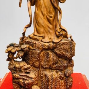 Ông thọ đứng tùng gỗ sưa Ông thọ đứng tùng gỗ sưa