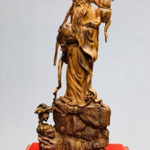 Ông thọ đứng tùng gỗ sưa Ông thọ đứng tùng gỗ sưa