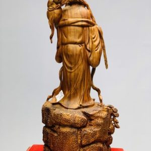 Ông thọ đứng tùng gỗ sưa Ông thọ đứng tùng gỗ sưa