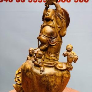 Di Lặc tam tiểu đứng bao tiền nu hương Di Lặc tam tiểu đứng bao tiền nu hương