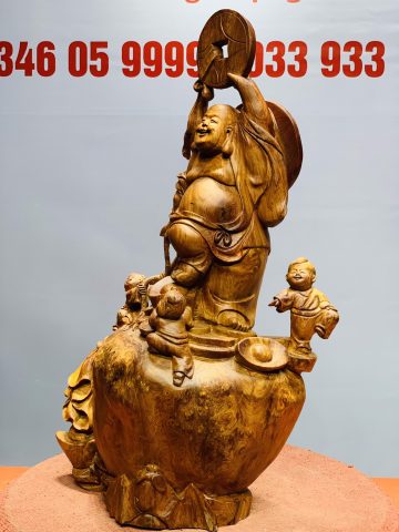 Di Lặc tam tiểu đứng bao tiền nu hương Di Lặc tam tiểu đứng bao tiền nu hương