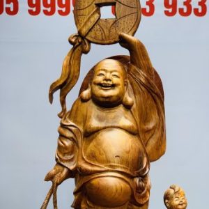 Di Lặc tam tiểu đứng bao tiền nu hương Di Lặc tam tiểu đứng bao tiền nu hương