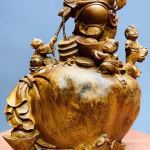 Di Lặc tam tiểu đứng bao tiền nu hương Di Lặc tam tiểu đứng bao tiền nu hương