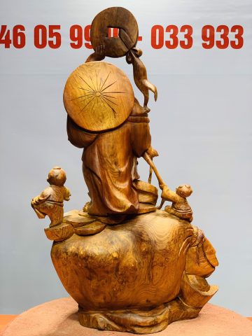 Di Lặc tam tiểu đứng bao tiền nu hương Di Lặc tam tiểu đứng bao tiền nu hương