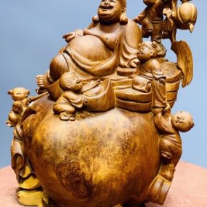 Di Lặc ngũ tiểu ngồi bao tiền nu hương Di Lặc ngũ tiểu ngồi bao tiền nu hương