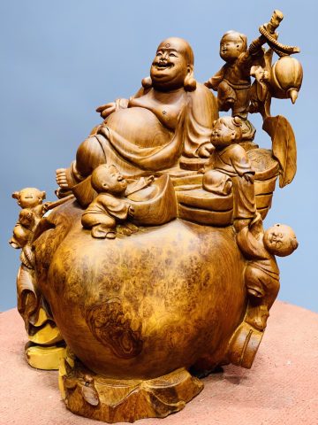 Di Lặc ngũ tiểu ngồi bao tiền nu hương Di Lặc ngũ tiểu ngồi bao tiền nu hương