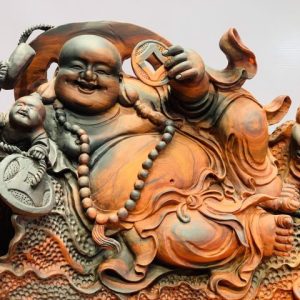 Di Lăc ngũ tiểu ngồi lá sen Di Lăc ngũ tiểu ngồi lá sen