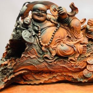 Di Lăc ngũ tiểu ngồi lá sen Di Lăc ngũ tiểu ngồi lá sen