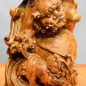 Đạt Ma cưỡi nghê rồng gỗ hương đá Đạt Ma cưỡi nghê rồng gỗ hương đá