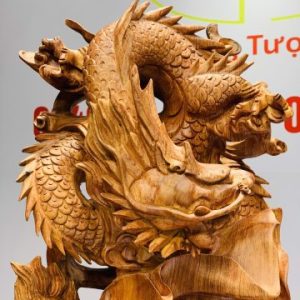Đạt Ma cưỡi nghê rồng gỗ hương đá Đạt Ma cưỡi nghê rồng gỗ hương đá