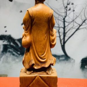 Khổng Minh cầm quạt hương đá cao 70 Khổng Minh cầm quạt hương đá cao 70