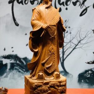 Khổng Minh hương đá cầm quạt cao 1m Khổng Minh hương đá cầm quạt cao 1m