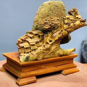 Tiểu cảnh(bonsai) ôm đá gỗ hương ta.