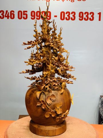 Bình mai gỗ hương ta. Bình mai gỗ hương ta.
