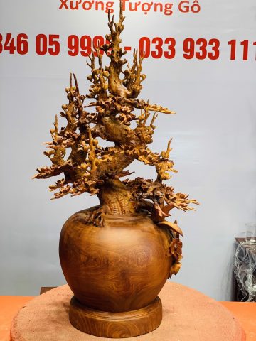 Bình mai gỗ hương ta. Bình mai gỗ hương ta.