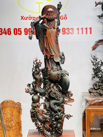 Đạt Ma ngự rồng trắc đỏ đen. Đạt Ma ngự rồng trắc đỏ đen.