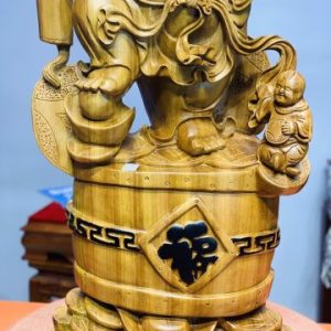 Di Lặc đứng trống tam tiểu gánh gậy như ý ngọc am. Di Lặc đứng trống tam tiểu gánh gậy như ý ngọc am.