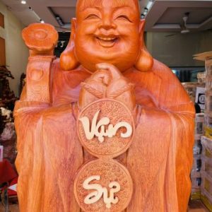 Di Lặc chúc phúc hương đá 1m6