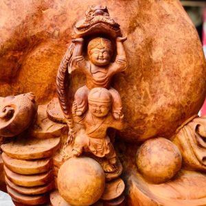 Di Lặc ngũ tiểu ngồi bao tiền nu hương Di Lặc ngũ tiểu ngồi bao tiền nu hương