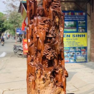 Nhất tâm bái Phật gỗ hương ta khủng.